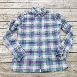 Woolrich plaid flannel long sleeve shirt M